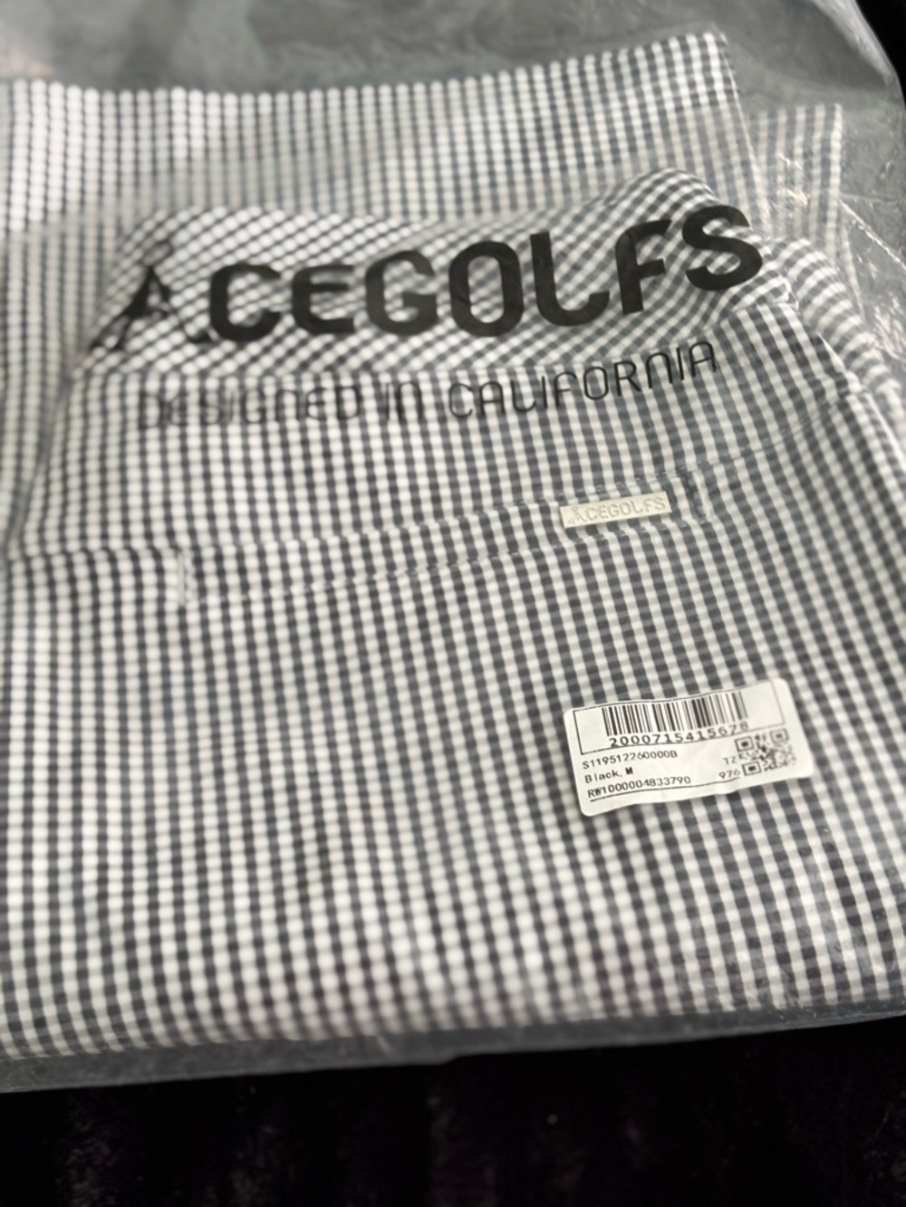 Acegolfs Women’s Black & White Athletic Shorts